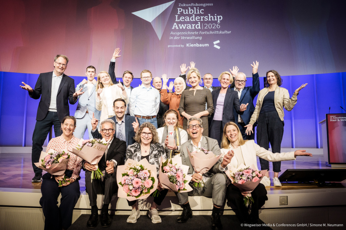 Die Gewinner*innen des Public Leadership Award 2026