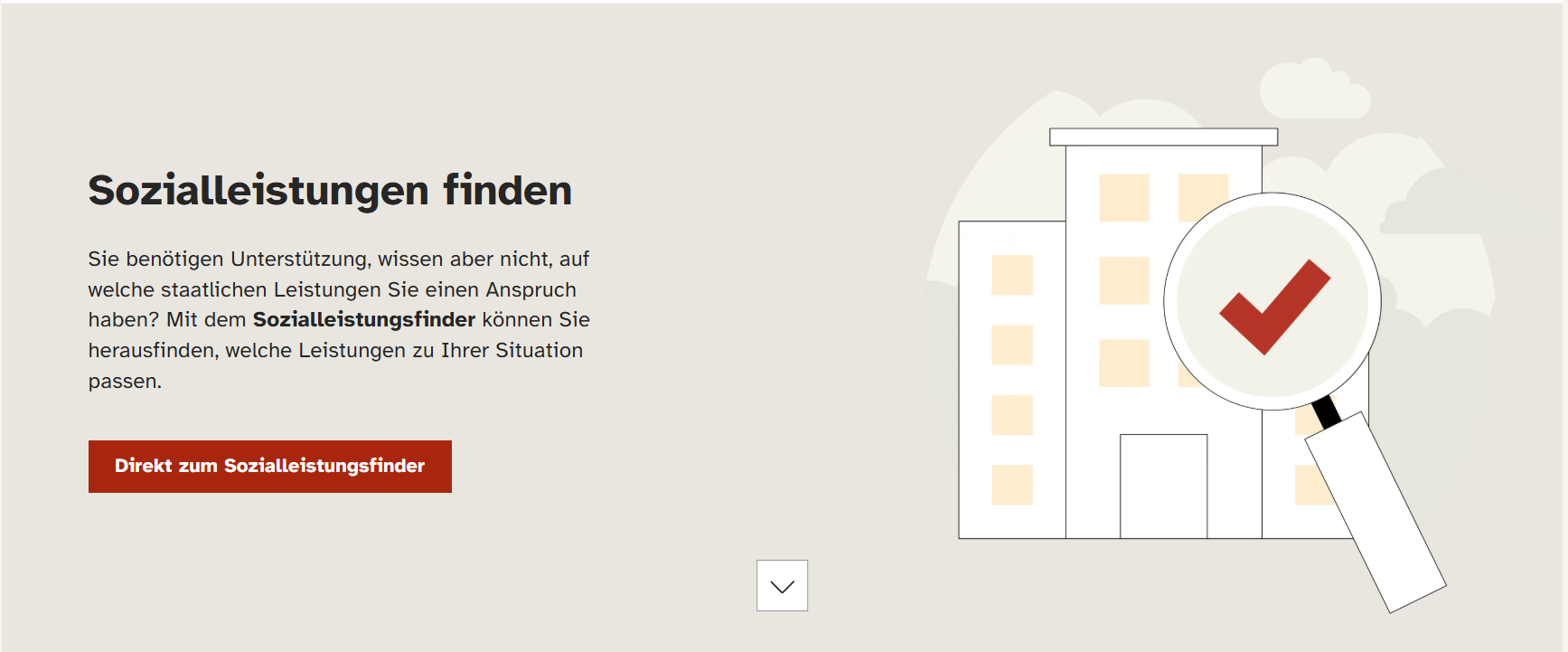 Sozialleistungsfinder