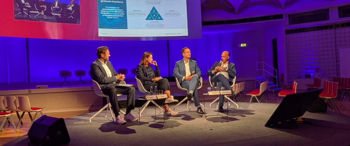 Panel von govdigital auf dem 12. Zukunftskongress
